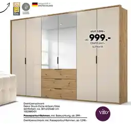 Möbel Martin Vito Drehtürenschrank Angebot