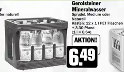 HIT Gerolsteiner Mineralwasser Angebot