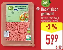 Aldi Nord Bio Hackfleisch gemischt Angebot