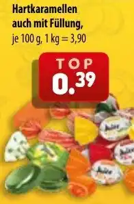 Mix Markt Hartkaramellen auch mit Füllung Angebot