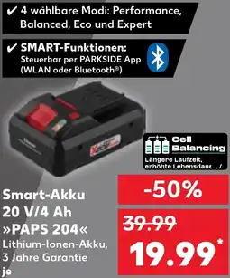 Kaufland PARKSIDE Smart-Akku 20 V/4 Ah Angebot