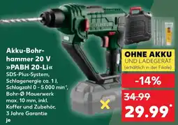 Kaufland PARKSIDE Akku-Bohrhammer 20 V PABH 20-Li Angebot