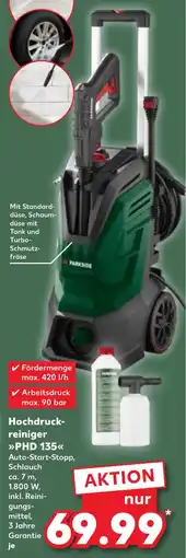 Kaufland PARKSIDE Hochdruckreiniger PHD 135 Angebot
