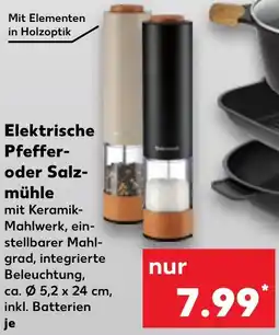 Kaufland SILVERCREST Elektrische Pfeffer- oder Salzmühle Angebot