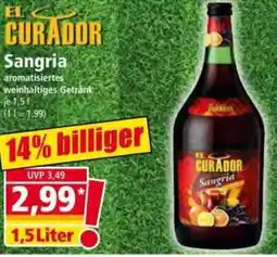 Norma EL CURADOR Sangria Angebot