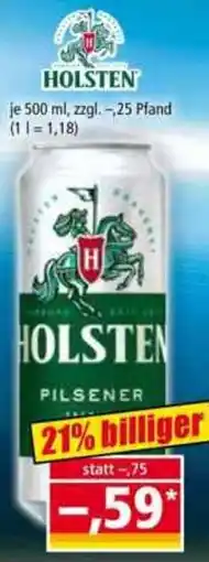 Norma Holsten pilsener Angebot