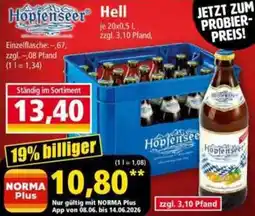 Norma Hopfenseer Hell Angebot