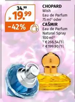 Müller Chopard Wish Eau de Parfum Angebot