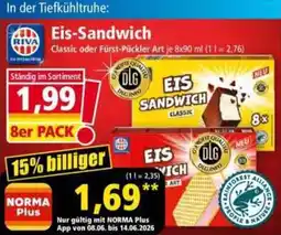 Norma RIVA Eis-Sandwich Angebot