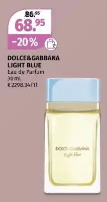 Müller DOLCE&GABBANA LIGHT BLUE Angebot
