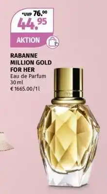 Müller RABANNE MILLION GOLD FOR HER Angebot