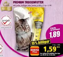 Norma Cat premium gourmet premium trockenfutter Angebot