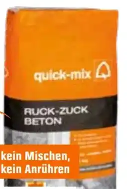 OBI Quick-Mix Ruck-Zuck-Beton Angebot