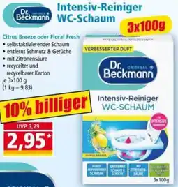Norma Dr. Beckmann Intensiv-Reiniger WC-Schaum Angebot