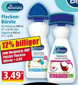 Norma Dr. Beckmann Flecken Bürste Angebot