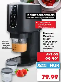 Kaufland Eiscreme Maschine Freezy SECM 800 Angebot