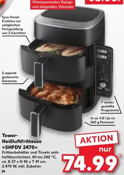 Kaufland Tower Heißluftfritteuse SHFDV 2470 Angebot
