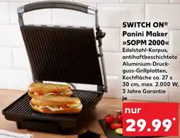 Kaufland SWITCH ON Panini Maker SOPM 2000 Angebot