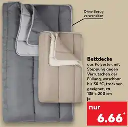 Kaufland LIVARNO Bettdecke Angebot