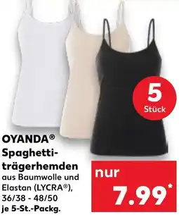 Kaufland OYANDA Spaghettiträgerhemden Angebot