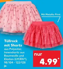 Kaufland Tüllrock mit Shorts Angebot