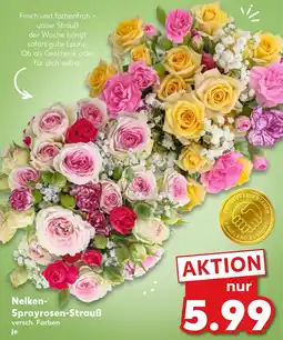 Kaufland Nelken Sprayrosen-Strauß Angebot