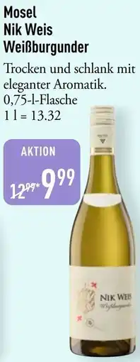 Galeria Markthalle Mosel Nik Weis Weißburgunder Angebot