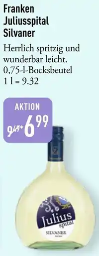 Galeria Markthalle Franken Juliusspital Silvaner Angebot