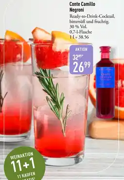 Galeria Markthalle Conte Camillo Negroni Angebot