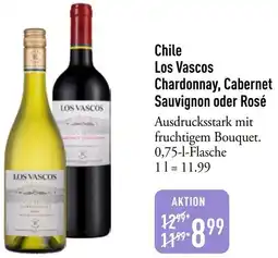 Galeria Markthalle Chile Los Vascos Chardonnay, Cabernet Sauvignon oder Rosé Angebot
