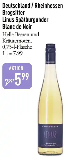 Galeria Markthalle Deutschland/Rheinhessen Brogsitter Linus Spätburgunder Blanc de Noir Angebot