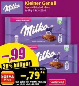 Norma Milka Kleiner Genuß Angebot
