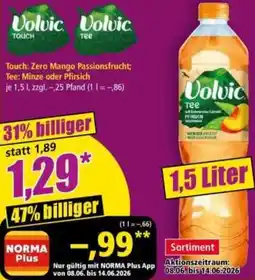 Norma Volvic Touch oder Tee Angebot