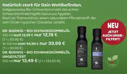 Vitalia Dr. budwig bio schwarzkümmelöl Angebot