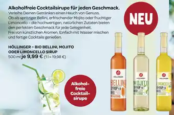 Höllinger bio bellini sirup