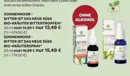 Vitalia Sonnenmoor bitter ist das neue süß bio-kräuter bittertropfen Angebot