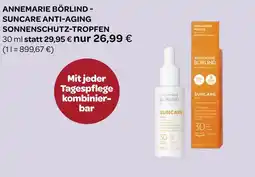 Vitalia Annemarie börlind suncare anti-aging sonnenschutz-tropfen Angebot