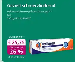 Mea Voltaren schmerzgel forte 23,2 mg/g Angebot