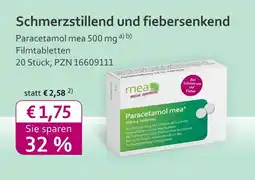 Mea Paracetamol mea Angebot