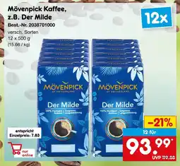 Netto Marken-Discount Mövenpick kaffee Angebot