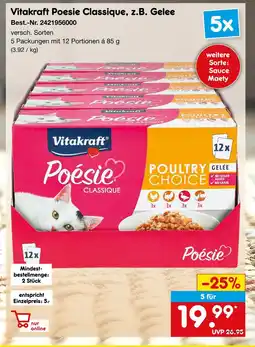 Netto Marken-Discount Vitakraft poesie classique gelee Angebot