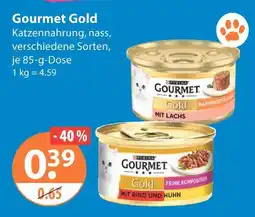 V Markt Purina gourmet gold mit lachs Angebot