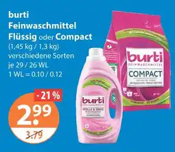 V Markt Burti feinwaschmittel flüssig Angebot