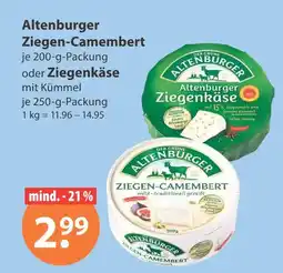 V Markt Altenburger ziegen-camembert Angebot