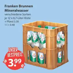 V Markt Franken brunnen mineralwasser Angebot