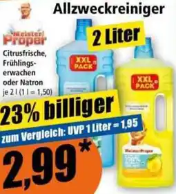 Norma Meister Proper Allzweckreiniger Angebot