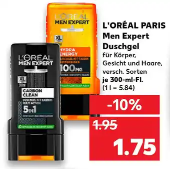 Kaufland L'Oréal Paris Men Expert Duschgel je 300-ml-Fl. Angebot