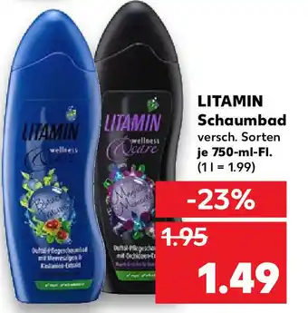 Kaufland Litamin Schaumbad jen 750-ml-Fl. Angebot