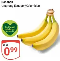 Globus Bananen Angebot