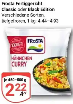 Globus Frosta Fertiggericht Classic oder Black Edition Angebot